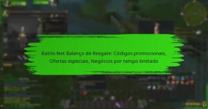 Battle.Net Balanço de Resgate: Códigos promocionais, Ofertas especiais, Negócios por tempo limitado