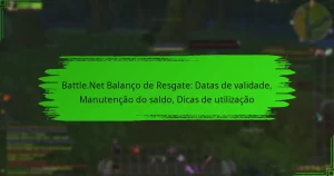 Battle.Net Balanço de Resgate: Datas de validade, Manutenção do saldo, Dicas de utilização