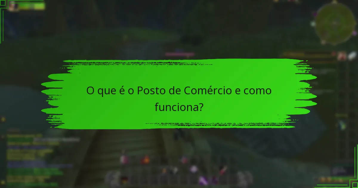 Como posso verificar a disponibilidade de itens no Posto de Comércio?