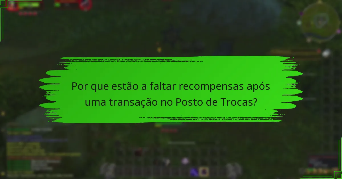 Como posso contactar o suporte para problemas no Posto de Trocas?